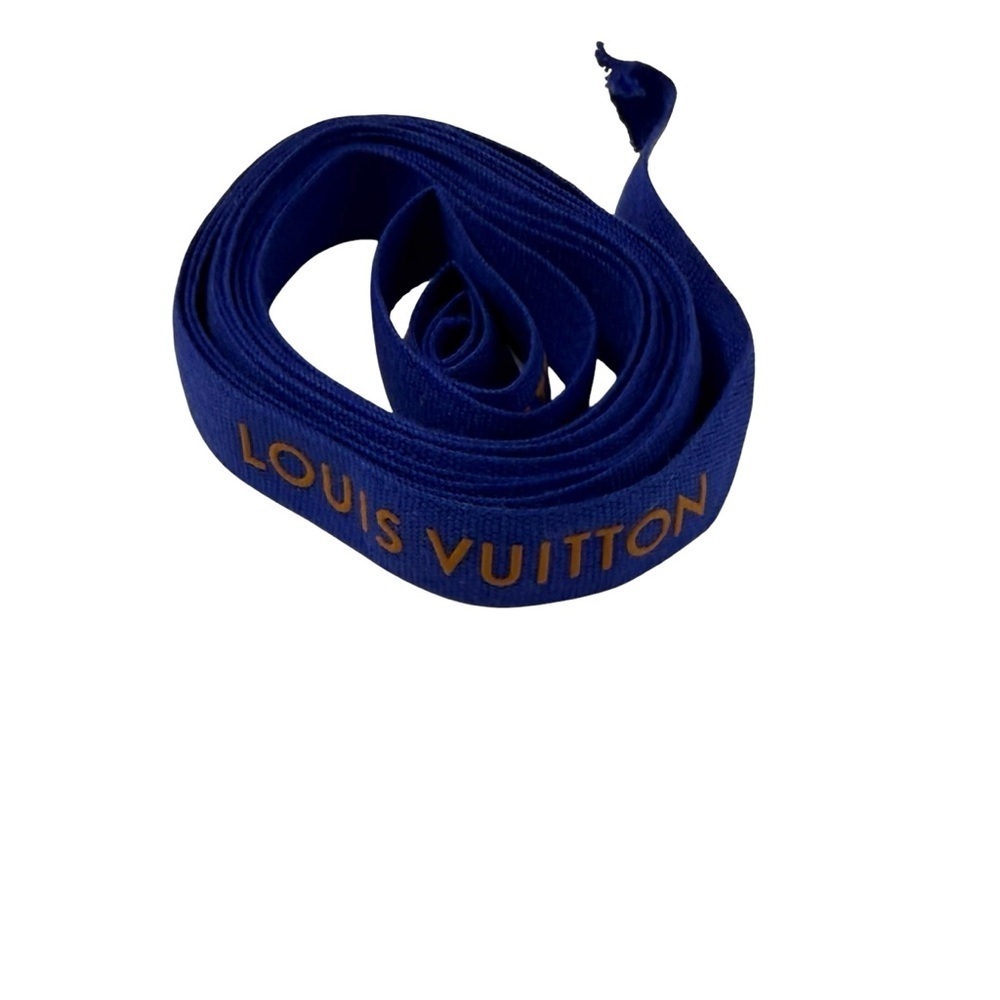 Louis Vuitton blue label ribbon bow hair accessory home decor, party gift